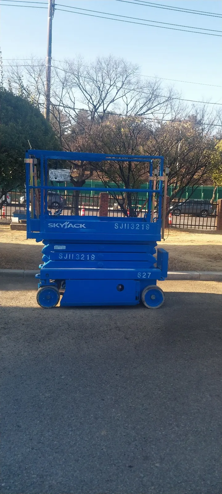 합천고소작업대 임대 렌탈 장비 출고 참고용 실사진 - 시저리프트